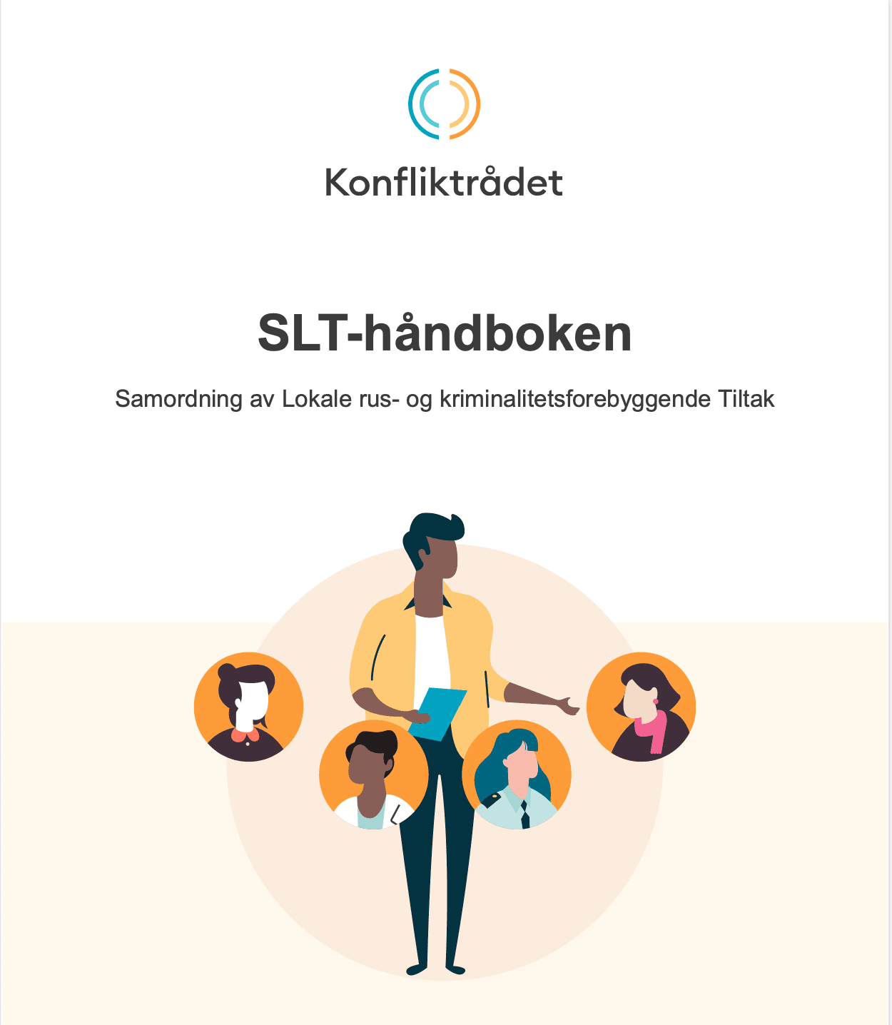 Forsiden til SLT-håndboken fra Konfliktrådet