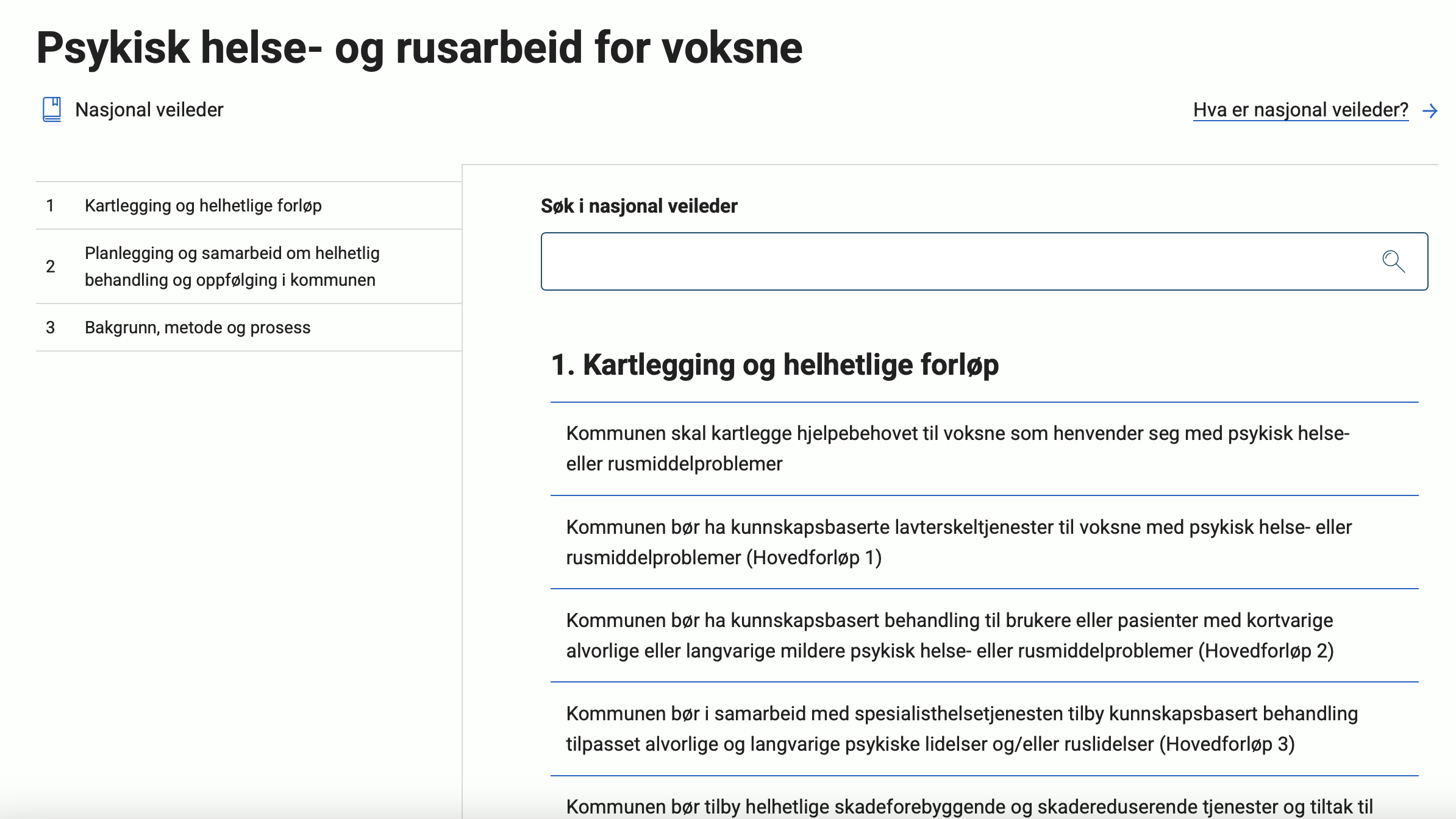 Psykisk helse- og rusarbeid for voksne