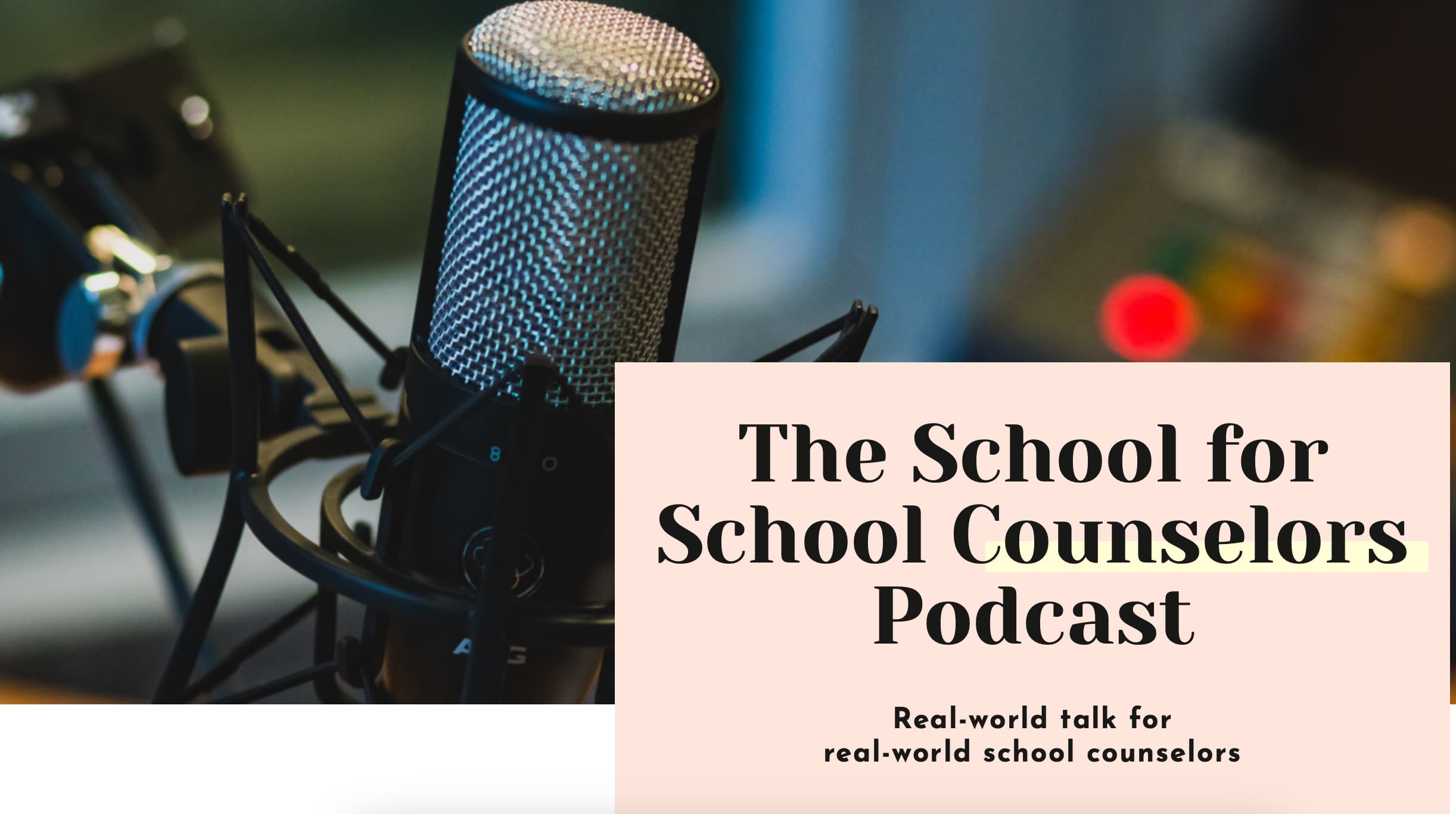 Podcast: school for school counselors
