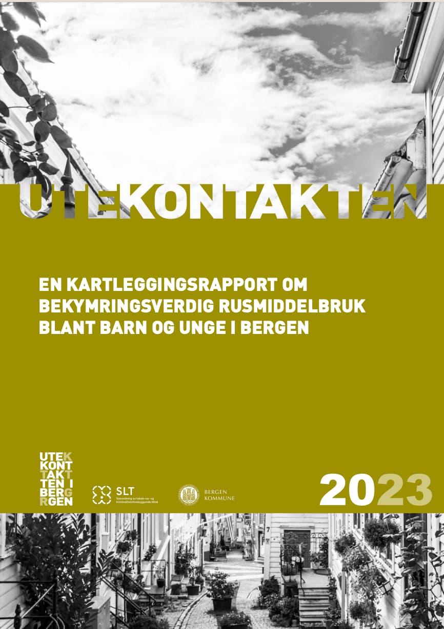 Rapport om rusbruk blant ungdom i Bergen (2023)
