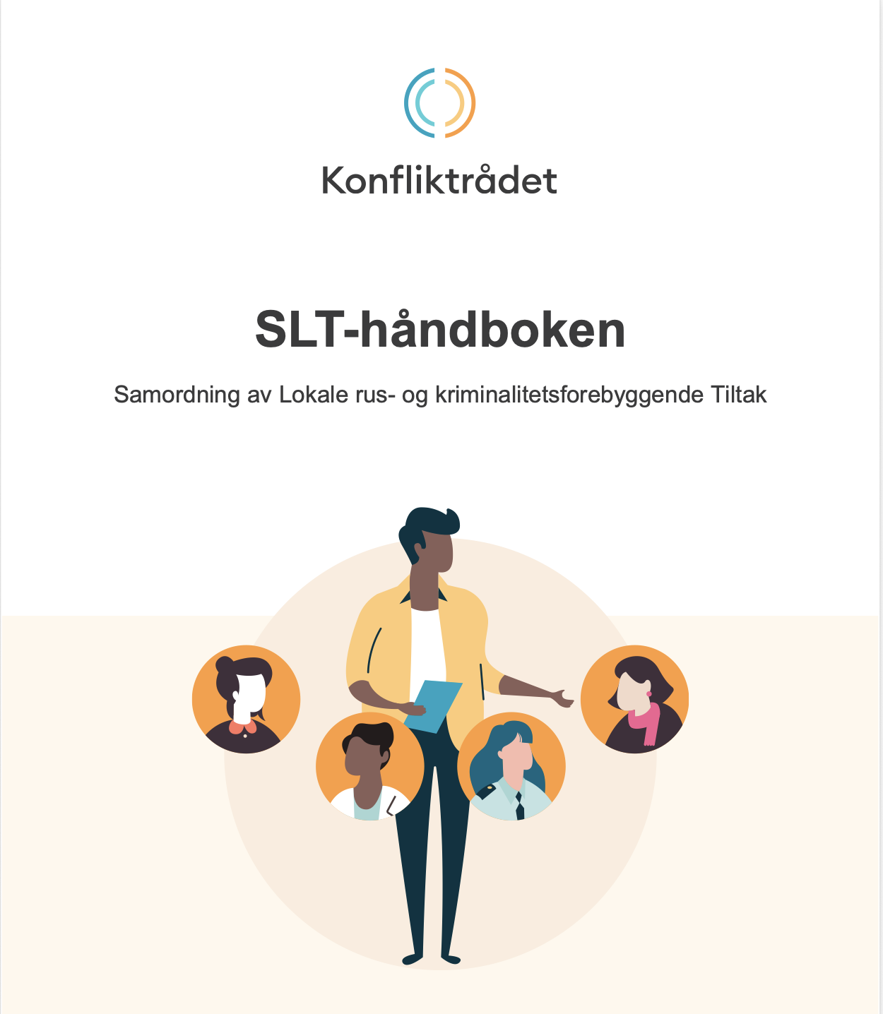 Forsiden til SLT-håndboken fra Konfliktrådet